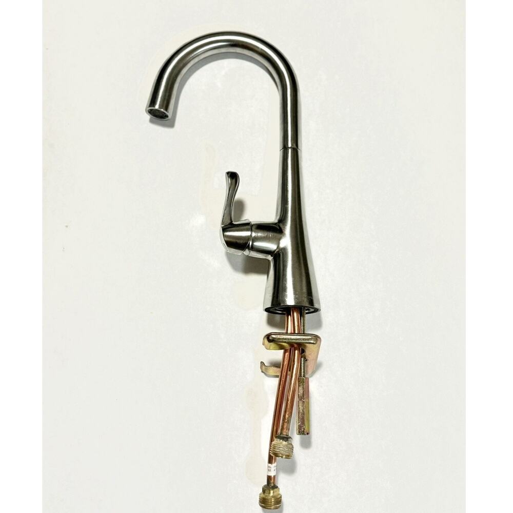 Delta Faucet 1953LF Single Pull Down Handle Chrome Bar/Prep Sink Faucet